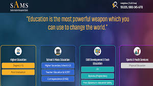 SAMS Odisha Student Login